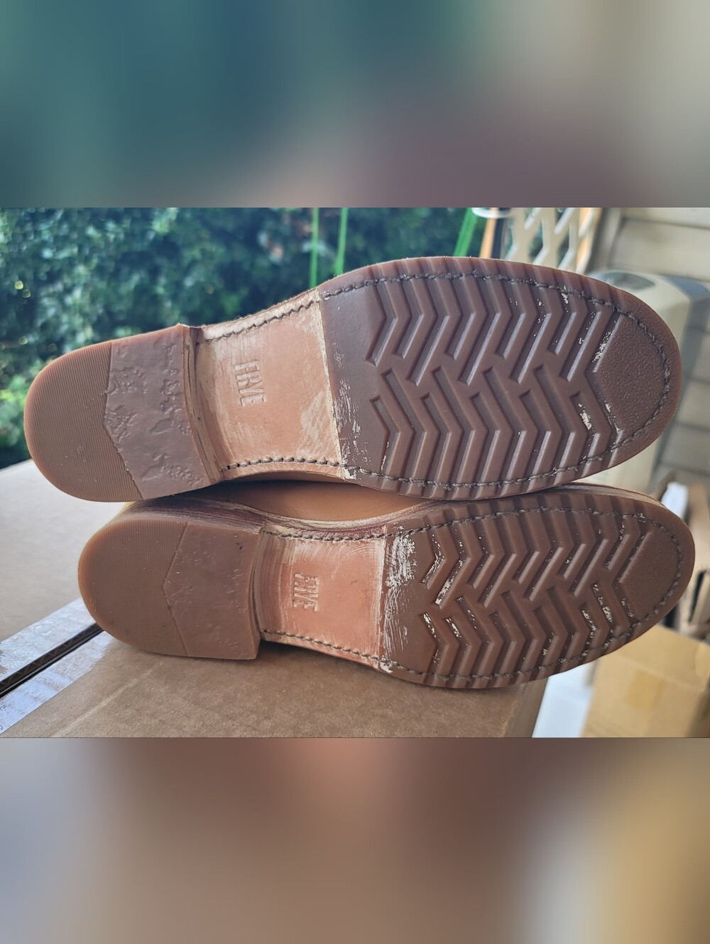 NWOT. Frye Women's Veronica Flex Tan Leather Booties. Size 8 - Picture 12 of 12